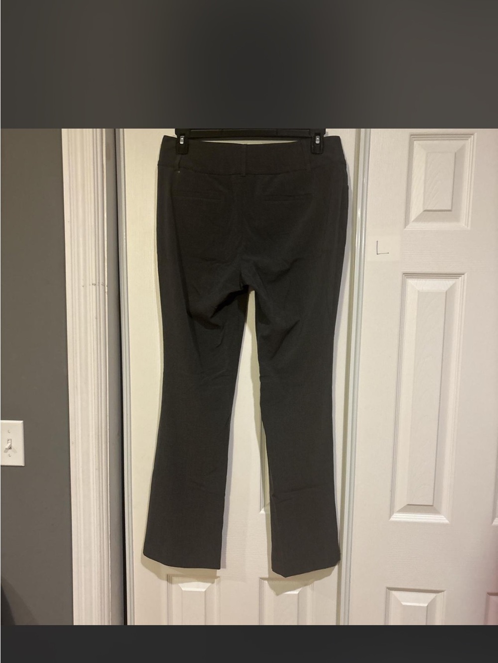 Grey APT Stretch Flare Pants - Picture 2 of 4
